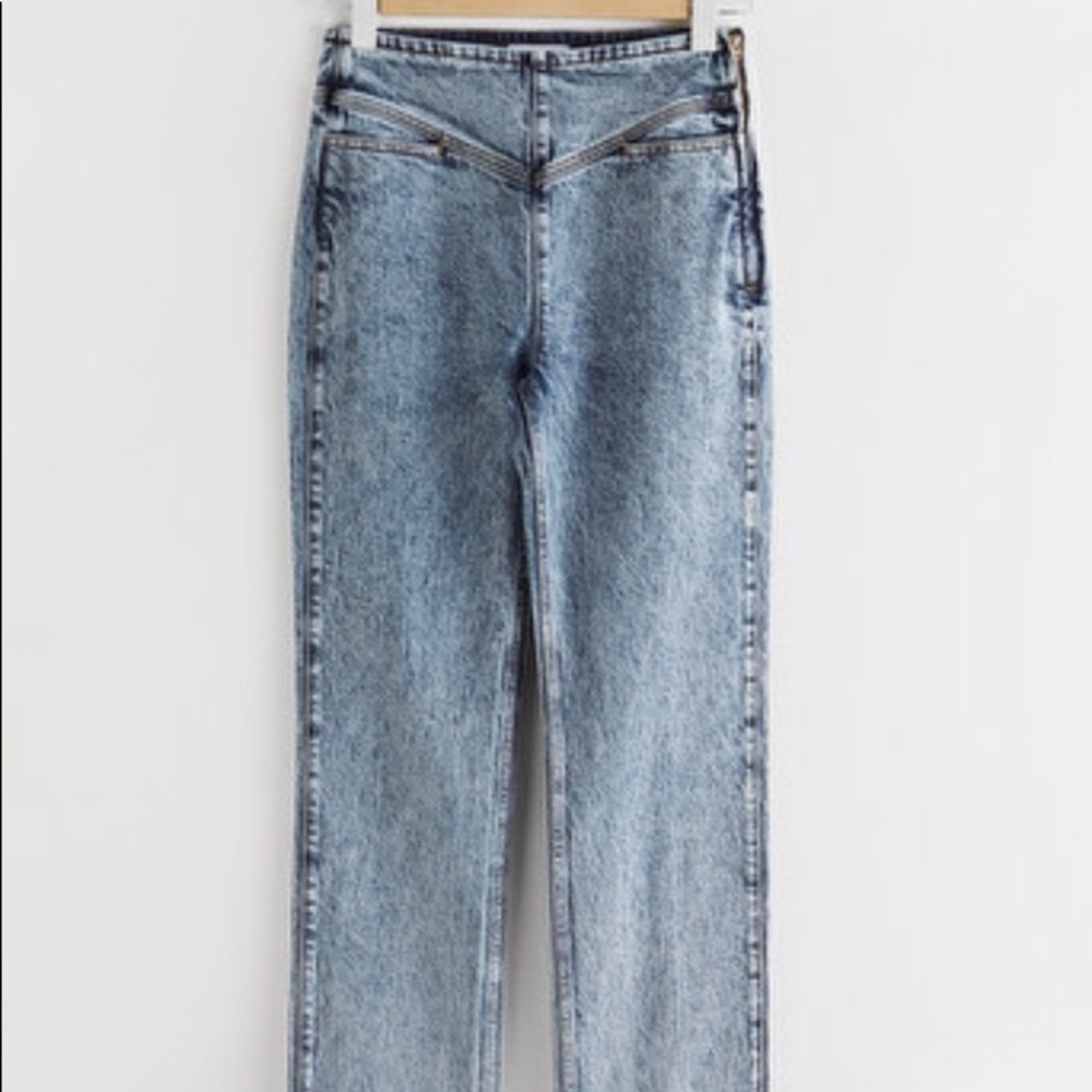 & Other Stories high-waisted jeans (size 26)